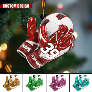 Personalized Soccer Christmas Ornament, Gift For Soccer Players-2024 New Release