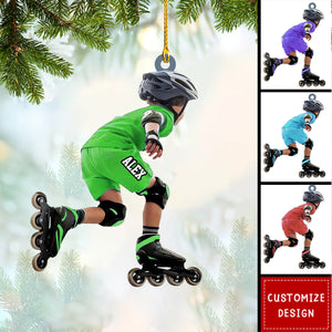 Personalized Roller skating Ornament-Gift For Roller Skater Lover-2024 New Release