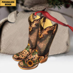 2024 New Release Personalized Boots Horse Girl Christmas Ornament-Gifts For Horse Lover,Horse Girl