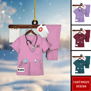 Personalized Nurse Christmas Ornament - 2024 New Release