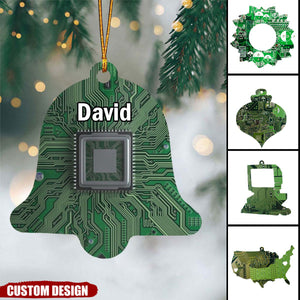 2024 New Release Personalized Circuit Board Computer Ornament