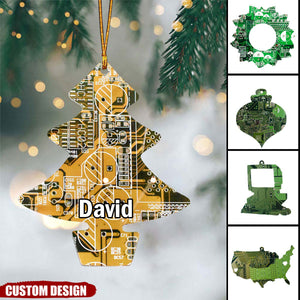 2024 New Release Personalized Circuit Board Computer Ornament