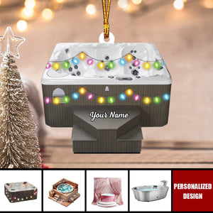 Personalized Hot Tub Spa Swimming Pool Christmas Ornament-Gifts For Spa Lovers-2024 New Release