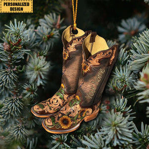 2024 New Release Personalized Boots Horse Girl Christmas Ornament-Gifts For Horse Lover,Horse Girl