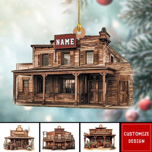 Personalized Horse House Ornament