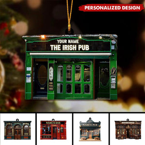 Personalized Pub Ornaments-Gift For Bartender-2024 New Release