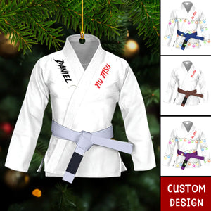 Personalized Jiu Jitsu Uniform Ornament-Gifts For Jiu Jitsu Lovers - 2024 New Release