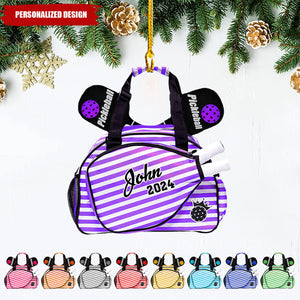 2024 New Release Personalized Pickleball Bag Ornament-Gifts For Pickleball Lovers