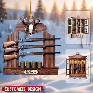 Personalized Gun Shelf Christmas Ornament-2024 New Release