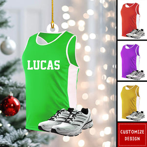 2024 New Release Personalized Running Christmas Ornament - Gift For Runner