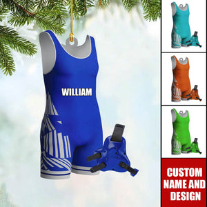 Personalized Wrestling Ornament-Gifts For Wrestling Player-2024 New Release