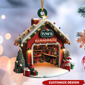 Personalized Garage Christmas Ornaments - 2024 New Release