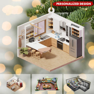 Personalized Kitchen Christmas Ornament-Gifts For Cook Chef-2024 New Release