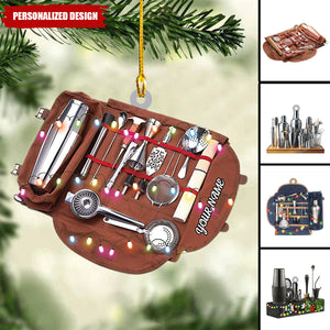 2024 New Release Personalized Cocktail Shaker Ornament-Gifts For Bartender Lover