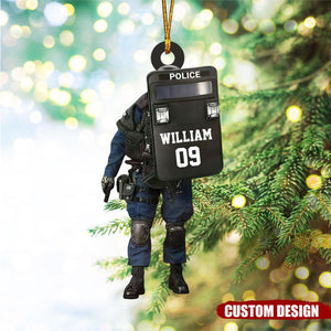 Personalized Police Christmas Ornament - 2024 New Release