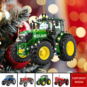 Tractor Christmas Ornament - Christmas Gift For Farmer