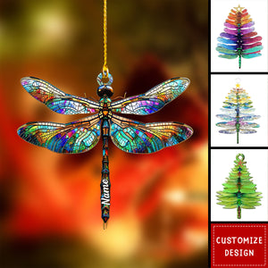 Personalized Dragonfly Ornament-Gift for Dragonfly Nature Lover-2024 New Release