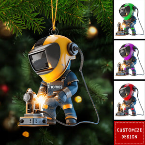 Personalized Welder Christmas Ornament - Gifts For Welder - 2024 New Release