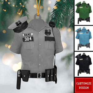 Personalized Police Ornaments - Gift For Police - 2024 New Release