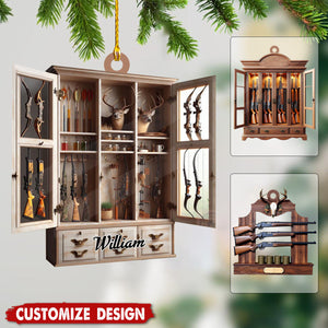 Personalized Gun Shelf Christmas Ornament-2024 New Release