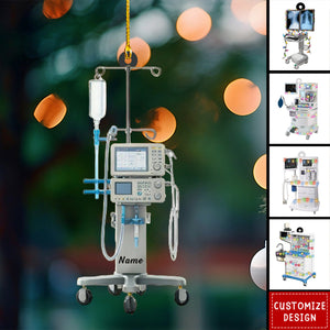 Personalized Medical Machine Ornament-Gifts For Nurse Doctor-2024 New Release