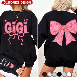 Personalized Grandma And Grandkids Sweatshirt - Gift For Nana