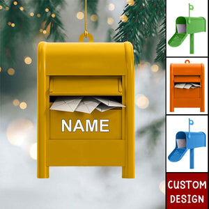 Personalized Mailbox Christmas Ornament - Gift For Post Office