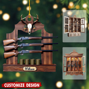 Personalized Gun Shelf Christmas Ornament-2024 New Release