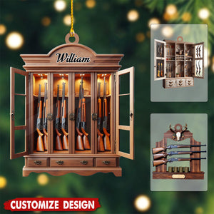 Personalized Gun Shelf Christmas Ornament-2024 New Release