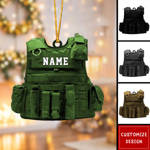 Personalized Bulletproof Police Vest Christmas Ornament-Gift for Police-2024 New Release