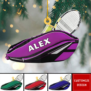 Personalized Tennis Bag Ornament-Gifts For Badminton Lovers - 2024 New Release