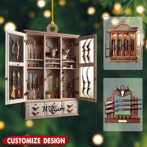 Personalized Gun Shelf Christmas Ornament-2024 New Release