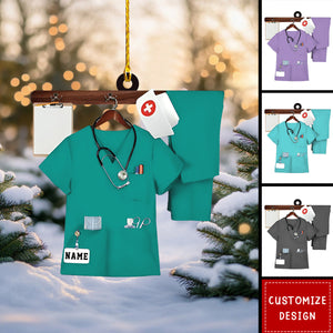 Personalized Nurse Christmas Ornament - 2024 New Release