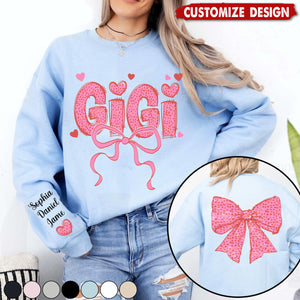 Personalized Grandma And Grandkids Sweatshirt - Gift For Nana