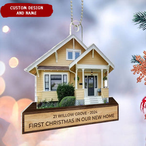 Personalized Our New Home Christmas Ornament-Gifts For Family-2024 New Release