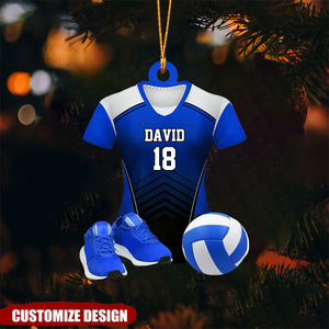 Personalized Volleyball Uniform Christmas Ornament Gift For Volleyball Lover - 2024 New Release