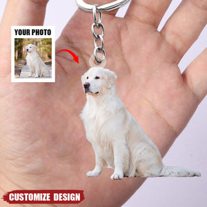 Custom Your Photo Acrylic Keychain - Gift For Pet Lover