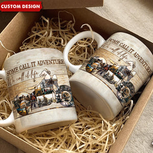 I Call It Life - Motorcycle Photo Collage Personalized Mug