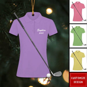 Personalized Golf Uniform Christmas Ornament, Gift For Golf Lovers - 2024 New Release