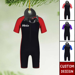Personalized Swimming Suit Christmas Ornament - Gift For Swimming Lovers