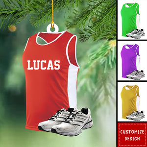 2024 New Release Personalized Running Christmas Ornament - Gift For Runner