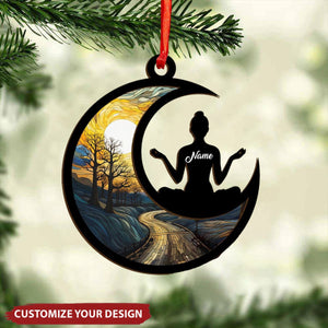 Personalized Yoga Christmas Ornament,Gifts For Yoga Lover - 2024 New Release