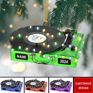 2024 New Release Personalized DJ Christmas Ornament - Gift For DJ Lover