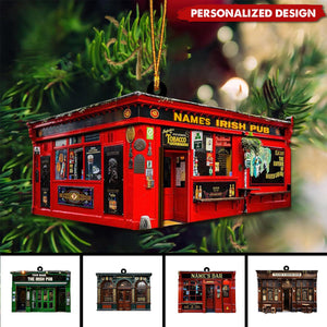 Personalized Pub Ornaments-Gift For Bartender-2024 New Release