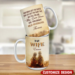 Two Hearts, One Soul - Couple Personalized Custom Mug - Gift For Husband Wife, Anniversary