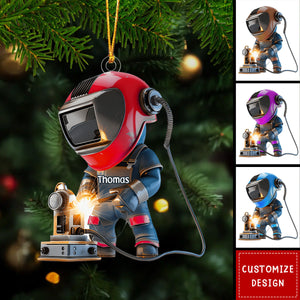 Personalized Welder Christmas Ornament - Gifts For Welder - 2024 New Release