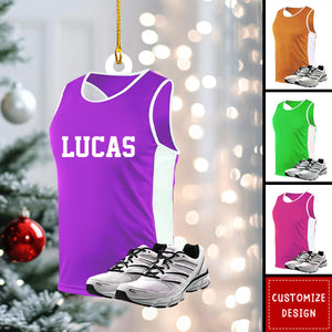 2024 New Release Personalized Running Christmas Ornament - Gift For Runner