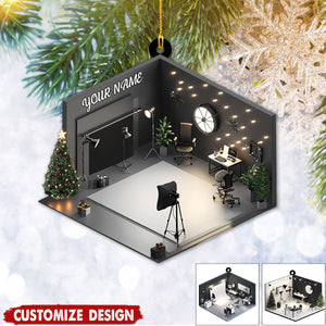 Personalized Photo Studio Ornament-Gift For Photographer-2024 New Release