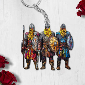 Viking Warrior Keychain, Historical Decor