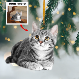 Personalized Upload Photo Pet Christmas Ornament